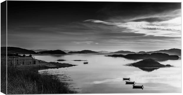 islands of Lochinver Canvas Print by Peter Scott