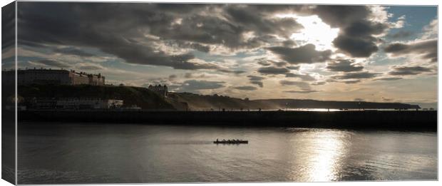 Whitby Friendship Rowing Club Canvas Print by Andrew Sharpe