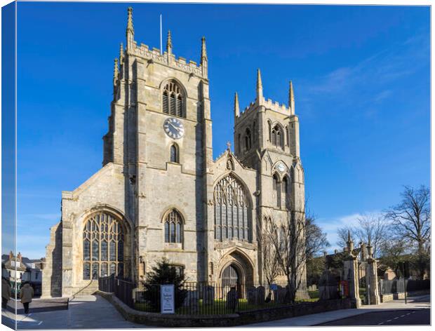 King’s Lynn Minster (formerly St Margaret’s Church) Canvas Print by Andrew Sharpe