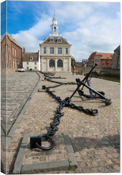 The Custom House, Kings Lynn Canvas Print by Andrew Sharpe