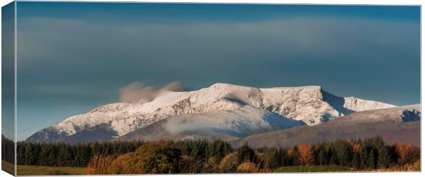 Blencathra, Northern Lake District Canvas Print by Andrew Sharpe