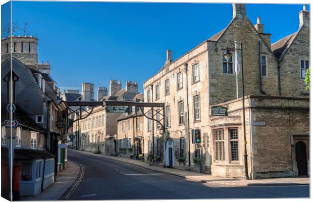 Stamford, Lincolnshire Canvas Print by Andrew Sharpe