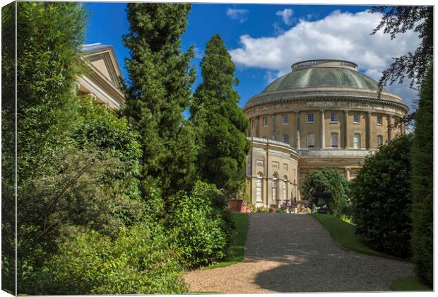 Ickworth House, Suffolk Canvas Print by Andrew Sharpe