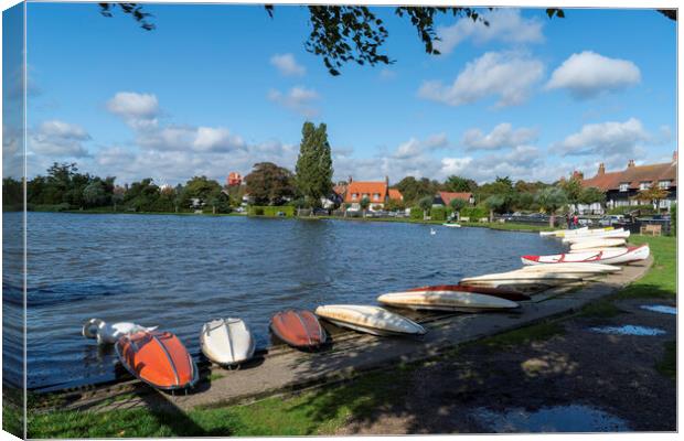 Thorpeness, 28th September 2019 Canvas Print by Andrew Sharpe