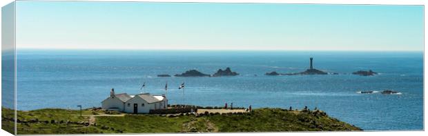 Land's End Canvas Print by Andrew Sharpe