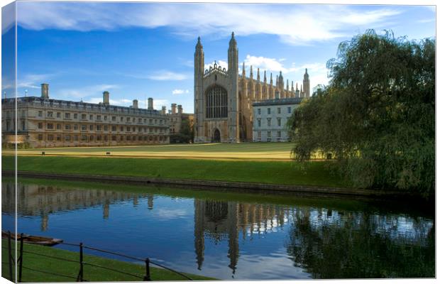 King's College Chapel, Cambridge Canvas Print by Andrew Sharpe