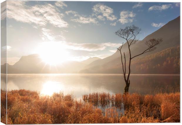 Buttermere, Lake Distict Canvas Print by Andrew Sharpe