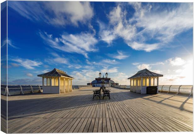 Cromer Pier, Norfolk Canvas Print by Andrew Sharpe