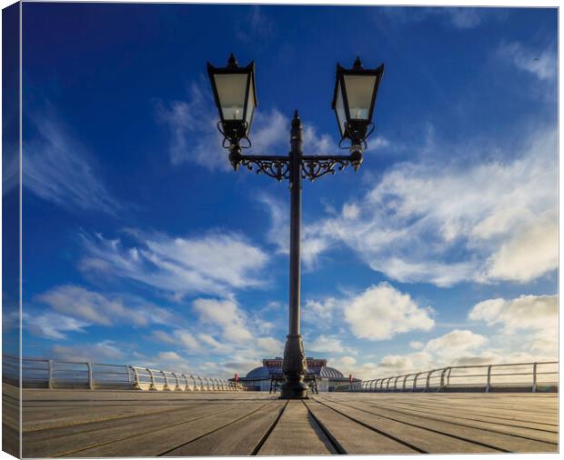 Cromer Pier, Norfolk Canvas Print by Andrew Sharpe