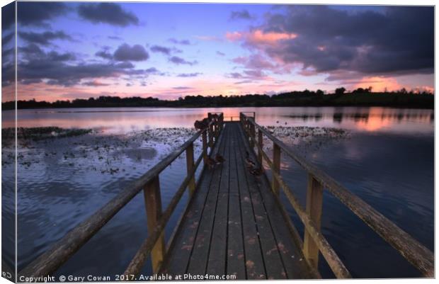 Killyfole Lough Canvas Print by Gary Cowan