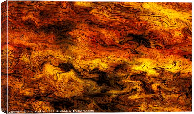 Tree bark abstract Canvas Print by Julia Watkins