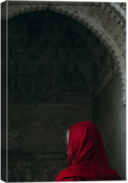 Islamic woman Canvas Print by Alexandre Rotenberg