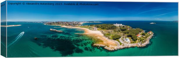 Magdalena Peninsula, Santander, Spain Canvas Print by Alexandre Rotenberg