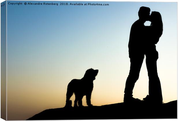 Family of Three Canvas Print by Alexandre Rotenberg