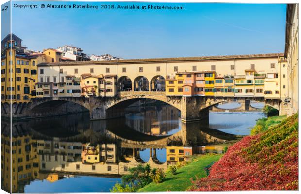 Ponte Vecchio, Florence Canvas Print by Alexandre Rotenberg