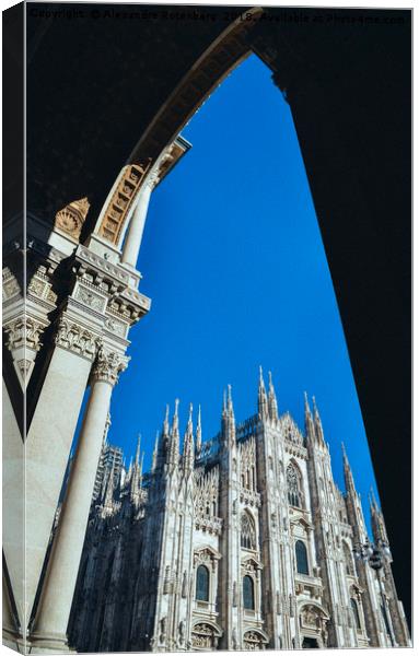 Milan's Duomo Cathedral Canvas Print by Alexandre Rotenberg