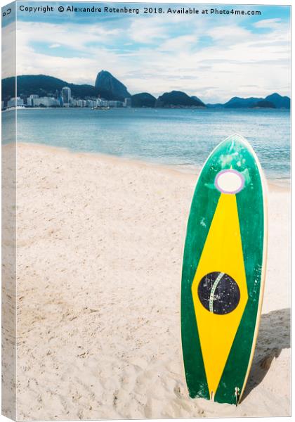 Brazilian Standup Paddle Canvas Print by Alexandre Rotenberg