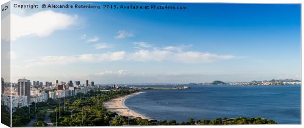 Rio de Janeiro, Brazil Panorama Canvas Print by Alexandre Rotenberg