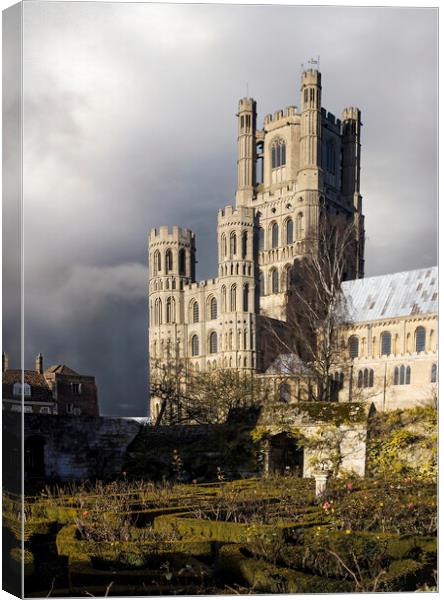Ely Cathedral  Canvas Print by Kelly Bailey