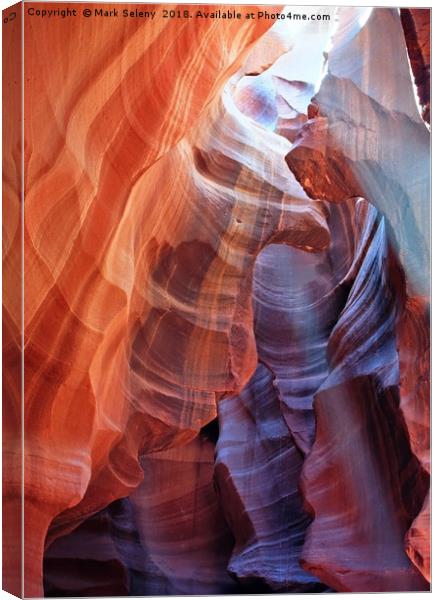 All colors of Antelope Canyon - 6 Canvas Print by Mark Seleny