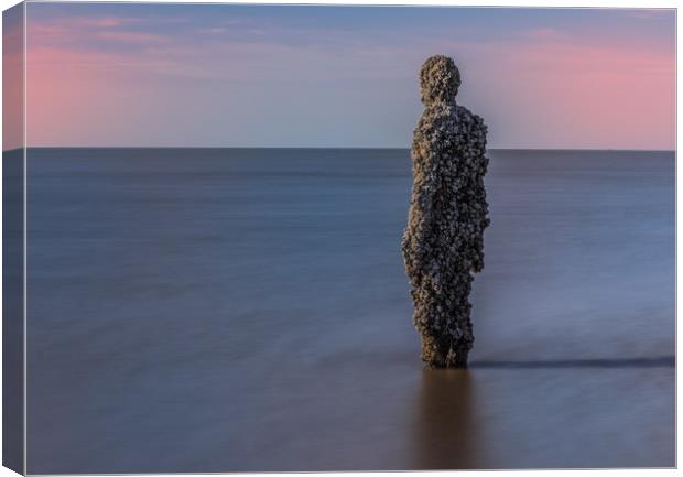 Another Place by Anthony Gormley Canvas Print by Tony Keogh