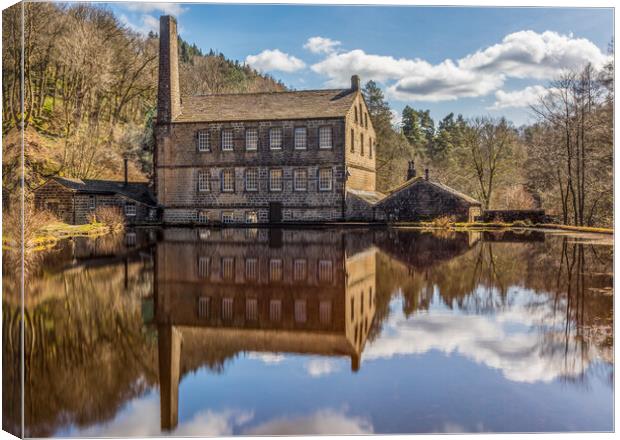 Gibson Mill at Hardcastle Crags  Canvas Print by Tony Keogh