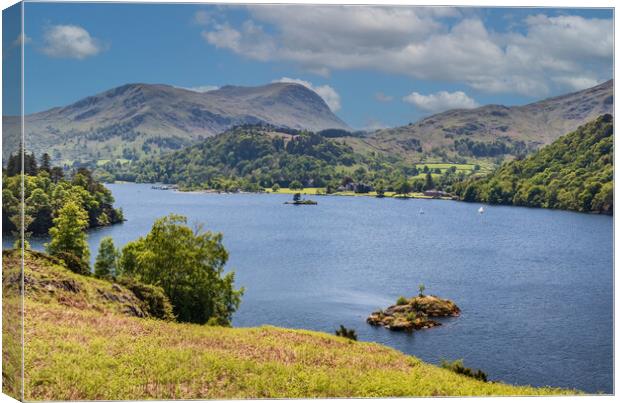 Ullswater in the Lake District Canvas Print by Tony Keogh