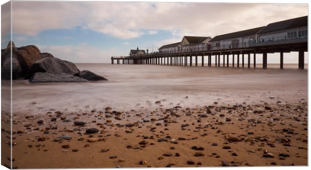 Southwold Pier Long Exposure Canvas Print by Donnie Canning