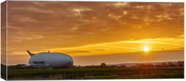 The Airlander 10 at Cardington Canvas Print by Donnie Canning