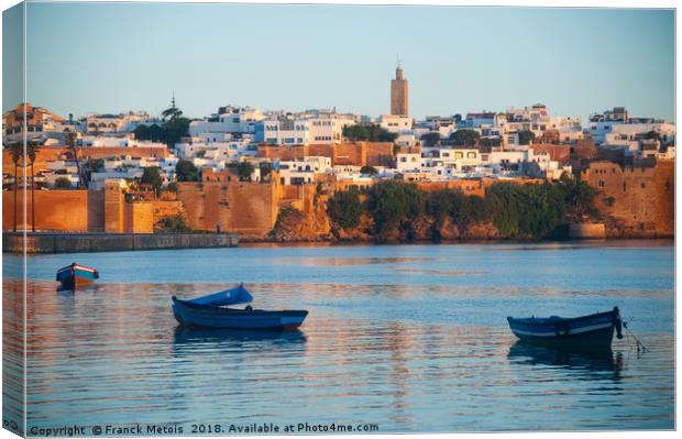 Kasbah of the Udayas Canvas Print by Franck Metois