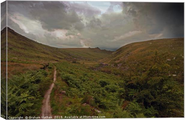 Majestic Tavy Cleave Canvas Print by Graham Nathan