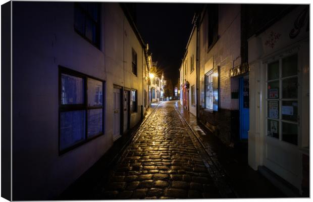 Church Street in Whitby Canvas Print by Andy Aveyard