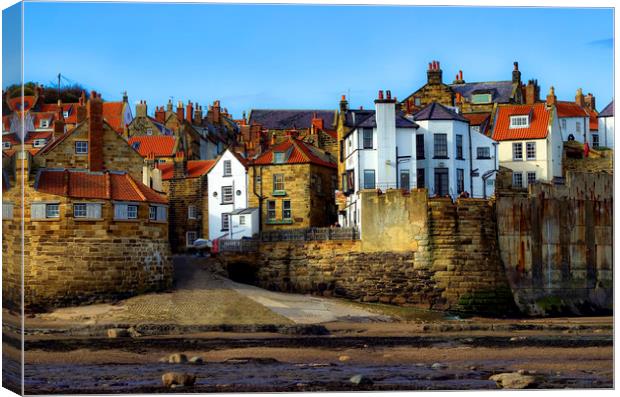 Robin Hood's Bay in colour Canvas Print by Andy Aveyard