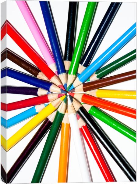 "Pencils" Canvas Print by Mike Rockey