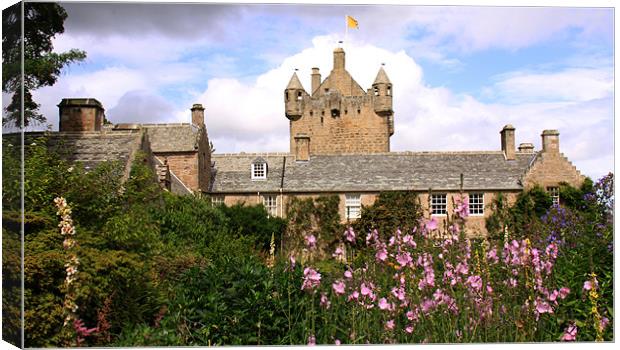 Cawdor Castle and gardens, Scotland Canvas Print by Linda More