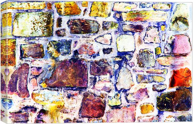 Abstract grunge wall art Canvas Print by Linda More