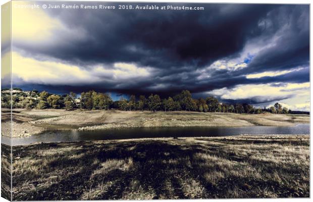 Threat storm Canvas Print by Juan Ramón Ramos Rivero