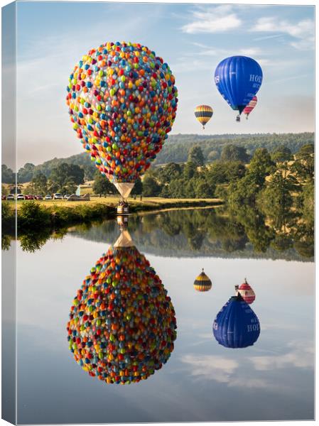 Balloon Rides Canvas Print by David Semmens