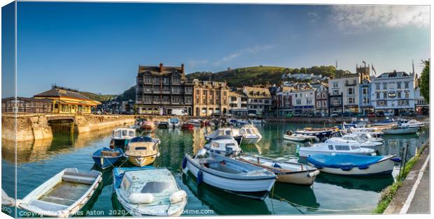 The Boat Float, Dartmouth Canvas Print by James Aston