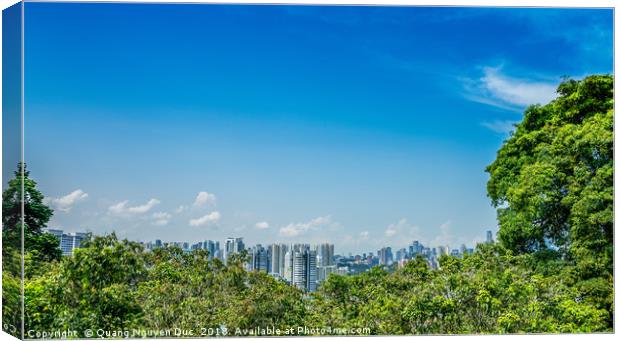 Singapore Cityscape Canvas Print by Quang Nguyen Duc