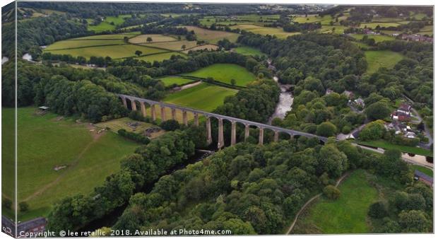 Pontcysyllte Aqueduct North Wales Canvas Print by lee retallic