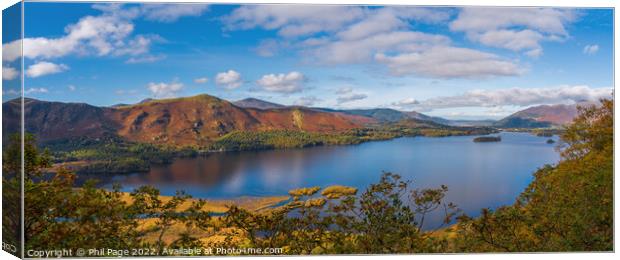 Surprise View Derwentwater Canvas Print by Phil Page