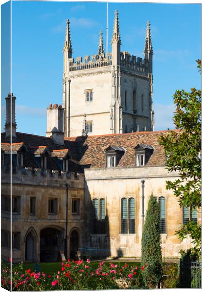 Pembroke College with the Pitt Building Canvas Print by Andrew Michael