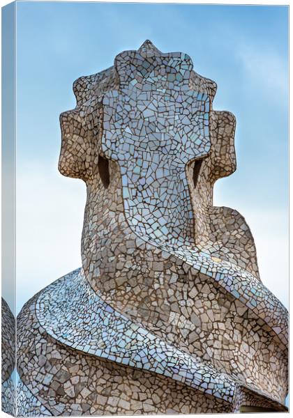 Casa Mila Canvas Print by Andrew Michael