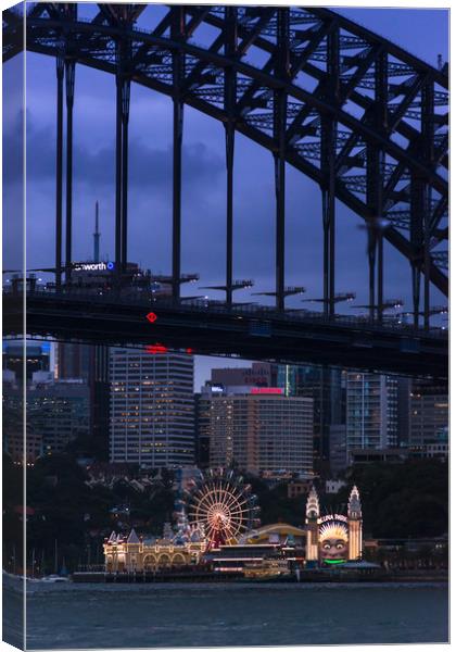 Luna park  Canvas Print by Andrew Michael