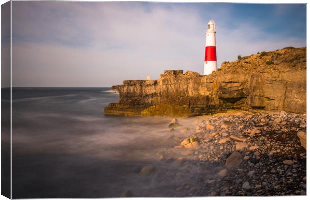 Portland Bill Lighthouse Dorset Canvas Print by Andrew Michael