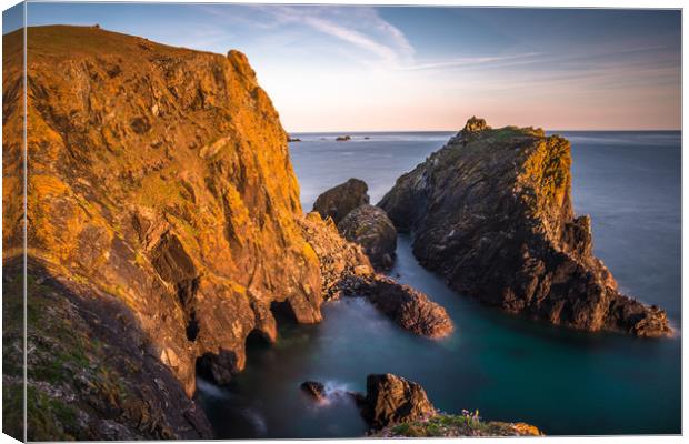 Cornwall sunset Canvas Print by Andrew Michael