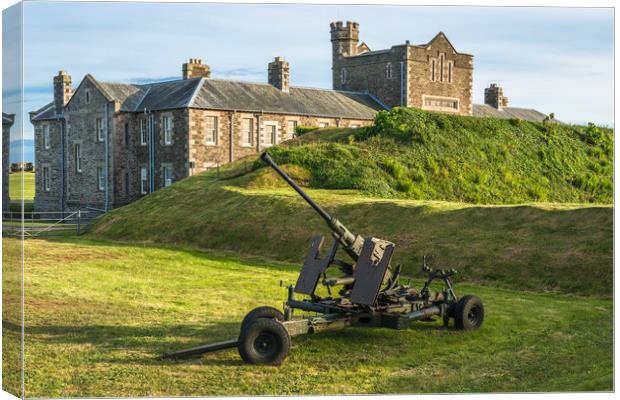 Pendennis Castle Canvas Print by Andrew Michael