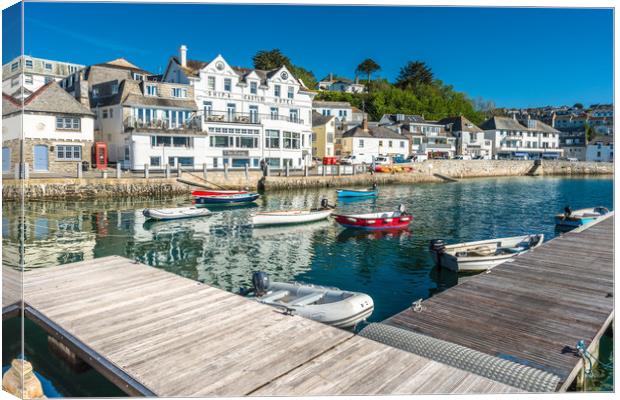 St Mawes harbour Canvas Print by Andrew Michael