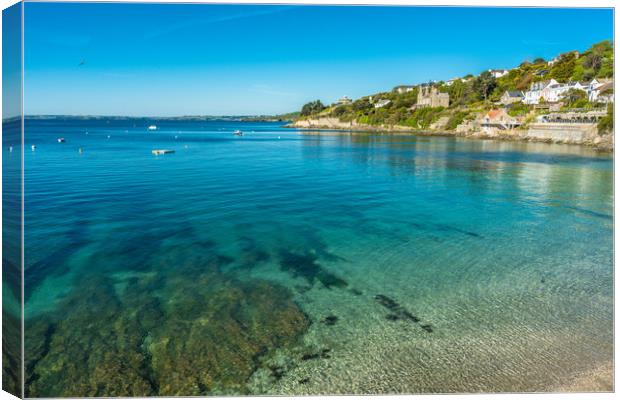 Clear waters of St Mawes Canvas Print by Andrew Michael